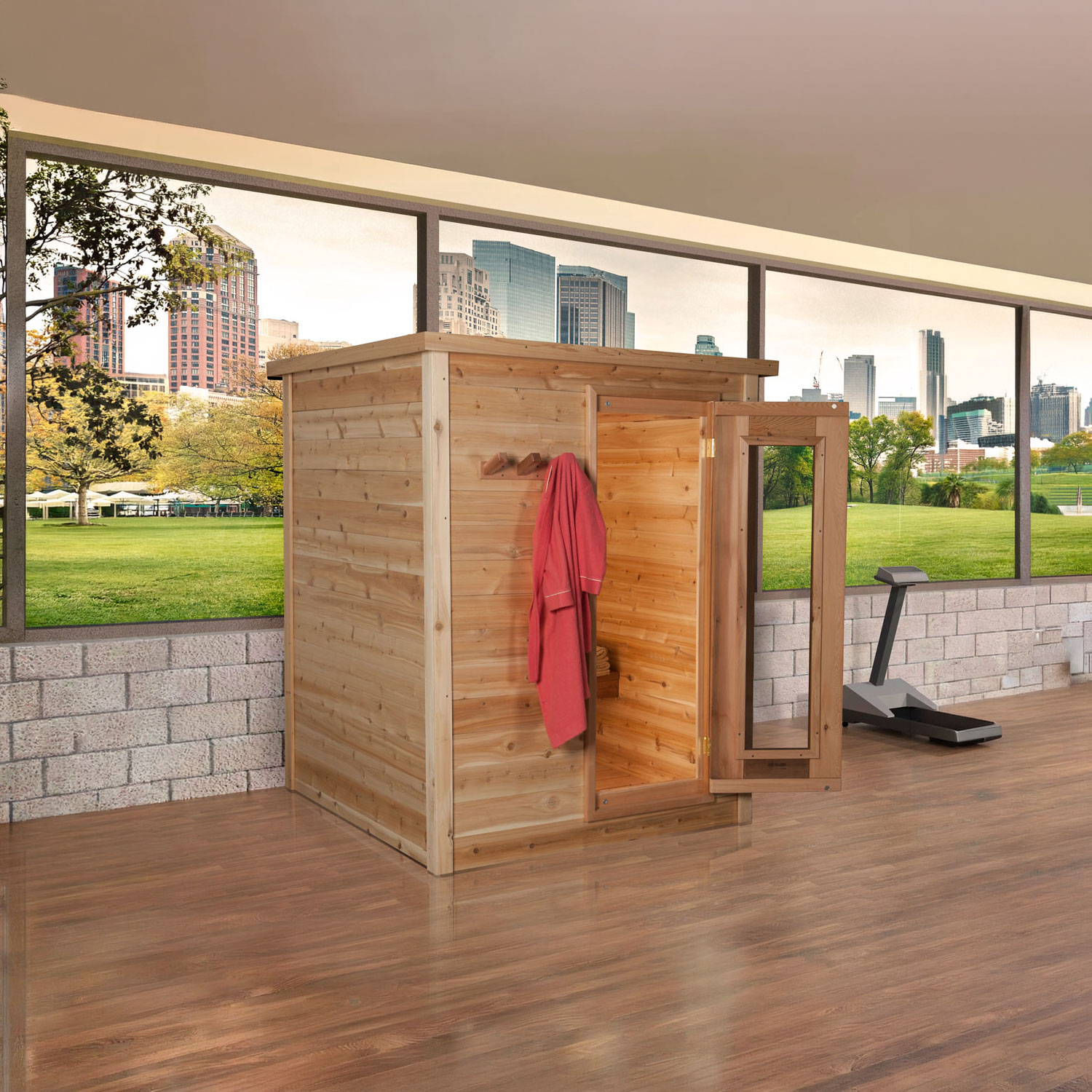 indoor cabin sauna