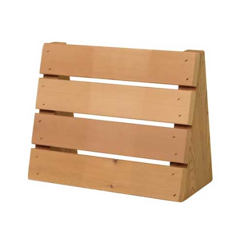 standard sauna head rest