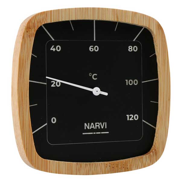 narvi black thermometer celsius