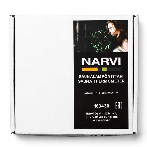narvi black thermometer celsius