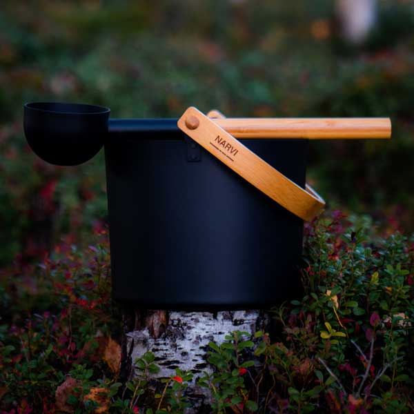narvi black sauna ladle