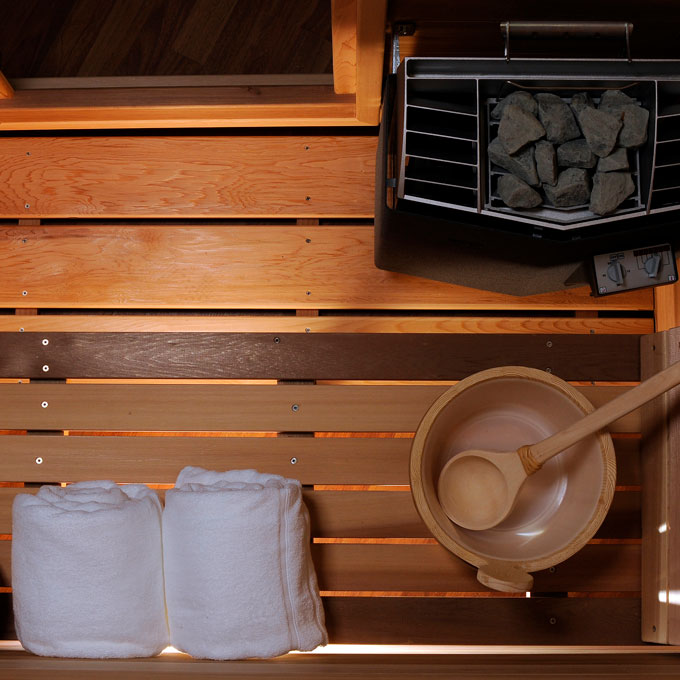 indoor cabin sauna